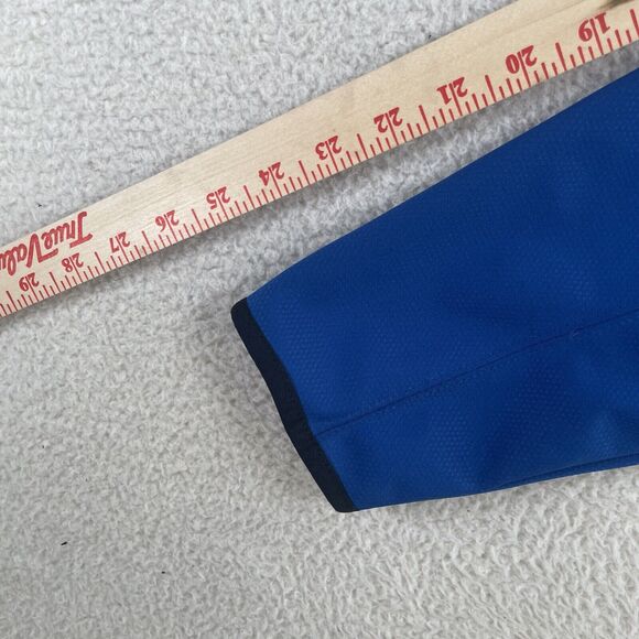 NEW Eddie Bauer Jacket Mens Medium Blue Stoughton Weather Resist Softshell - Picture 4 of 16